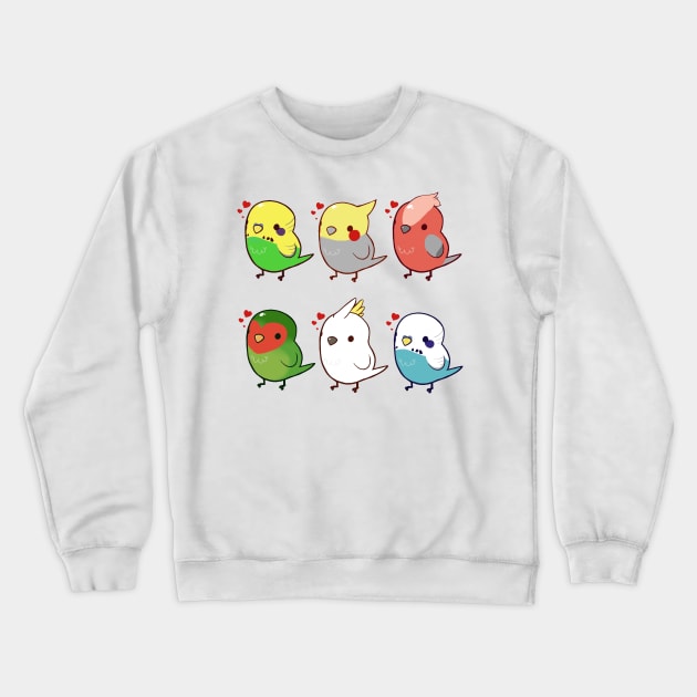 Birbie Love Crewneck Sweatshirt by Shemii